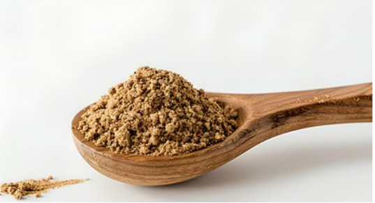 筛分坚果粉末，如张飞吃豆芽